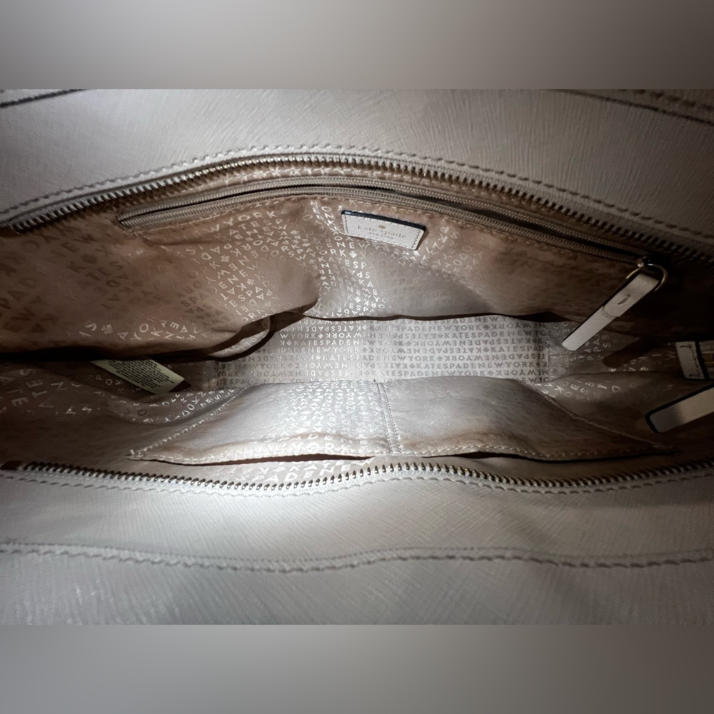 kate spade Beige and Black Two-Tone Tote - Picture 7 of 7